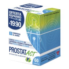 Prostat Act Integratore Alimentare A Base Di Serenoa Repens 320mg 60 Compresse