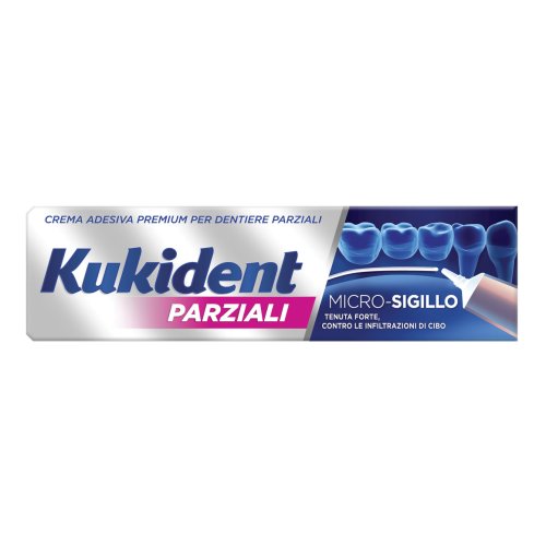 KUKIDENT Parziali - Crema Adesiva per Dentiere Parziali 40g