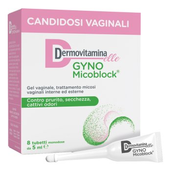 dermovitamina gynomicoblock monodose gel per il trattamento delle micosi vaginali 8 tubetti 5ml