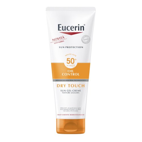 Eucerin Sun Oil Control Gel-Crema Dry Touch Spf50+ Protezione Solare Molto Alta 200ml