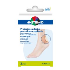 master aid foot care protezione tallone/malleolo 2 pezzi