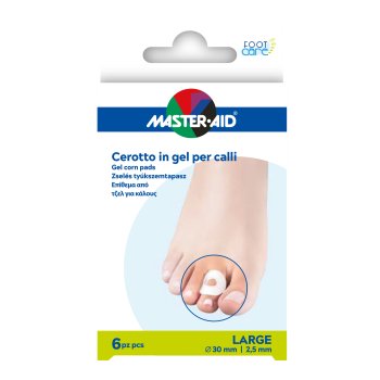 master aid foot care cerotto gel calli taglia large 6 pezzi