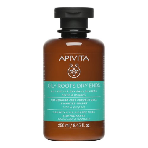 Apivita Oily Roots Dry Ends - Shampoo Equilibrante Cute Grassa e Punte Secche 250ml