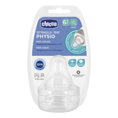 Chicco Tettarella Perfect 5 Silicone Confezione Da 2 Pezzi 6m+