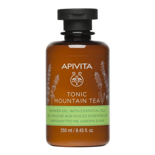 Apivita Tonic Mountain Tea Gel - Gel Doccia Con Oli Essenziali 250ml