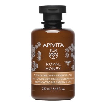apivita royal honey shower - gel doccia cremoso con oli essenziali 250ml