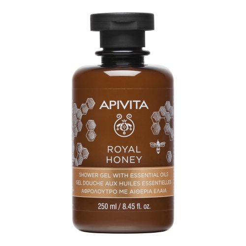 Apivita Royal Honey Shower - Gel Doccia Cremoso Con Oli Essenziali 250ml