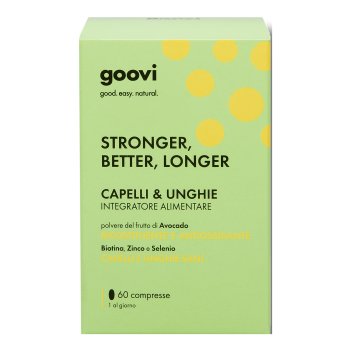 goovi stronger better longer integratore capelli & unghie 60 compresse