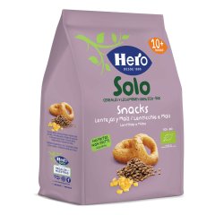 hero baby solo bio snack lenticchie e mais 10+ mesi 50g