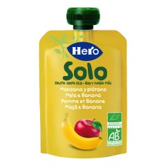 Hero Baby Solo Bio Frutta frullata Mela e Banana 100G
