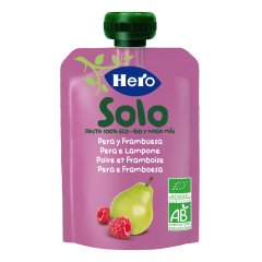 Hero Baby Solo Bio Frutta frullata Pera e Lampone 100G