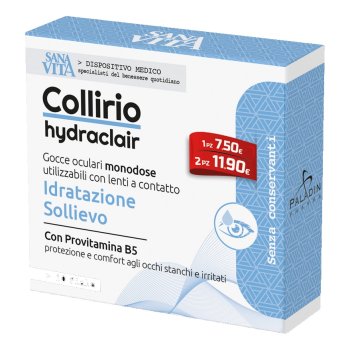 sanavita collirio monodose 10 flaconcini monodose 0,35ml