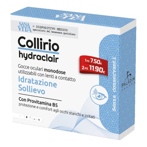 Sanavita Collirio Monodose 10 Flaconcini Monodose 0,35ml