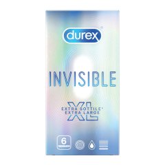 Durex Invisibile XL Extra Sottile Extra Large 6 Profilattici