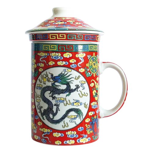 Himalaya Old China - Tisaniera Porcellana Loto Drago