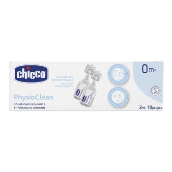 chicco physioclean soluzione fisiologica sterile 0m+ 2 ml 10 flaconcini