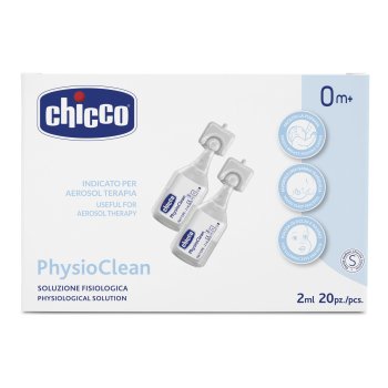 chicco physioclean soluzione fisiologica nasale 2ml 20 flaconcini 