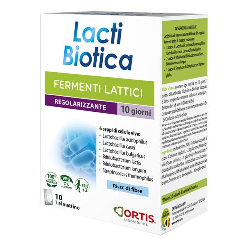 Lacti Biotica Fermenti Lattici Regolarizzante 10 Giorni 10 Bustine