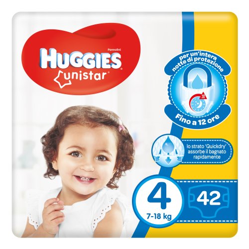 HUGGIES UNISTAR TG 4 44PZ