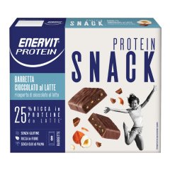 enervit protein snack cioccolato latte 8 barrette