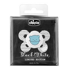 chicco succhietto comf.sil.b&w  0-6m