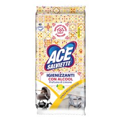 ace salviette igienizzanti sgrassanti 40 pezzi