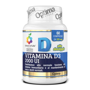 optima colours of life - vitamina d3 2000 alto dosaggio 60 compresse