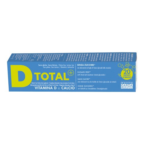 D Total+ Con Vitamina D E Calcio 20 Compresse Effervescenti