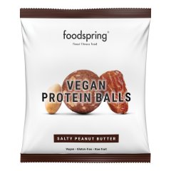 foodspring vegan protein balls - snack dolce vegano al burro di arachidi 40g