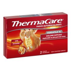 thermacare fasce autoriscaldanti - versatile taglia xl 2 pezzi