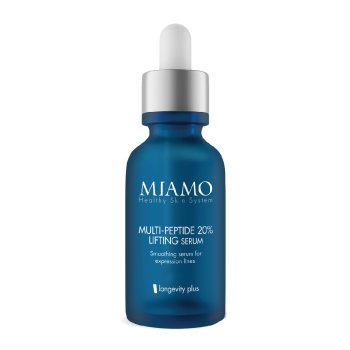 miamo multi-peptide 20% lifting serum longevity plus siero viso anti-aging distensivo e liftante 30ml miamo multi-peptide 20% lifting serum longevity plus siero viso anti-aging distensivo e liftante 30ml