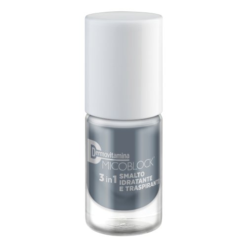 Dermovitamina Micoblock 3 In 1 Smalto Idratante E Traspirante Grigio 5ml