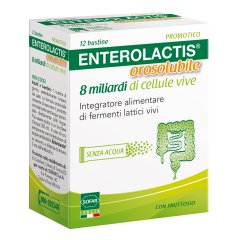 enterolactis integratore di fermenti lattici 12 bustine orosolubili