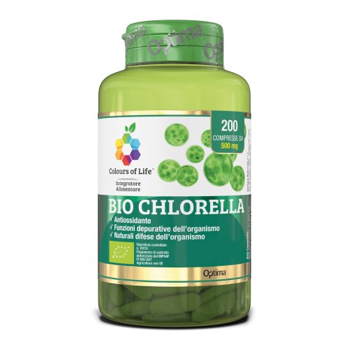 Optima Colours of Life - Bio Chlorella 200 Compresse