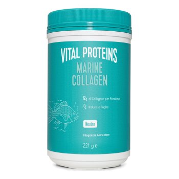 vital proteins marine collagen - integratore alimentare con peptidi di collagene barattolo da 221g