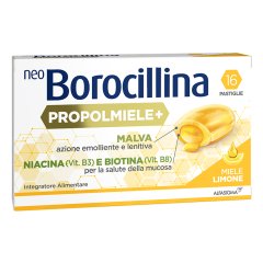 NeoBorocillina PROPOLMIELE + Miele/Limone 16 Pst