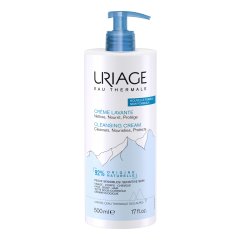 uriage - crema lavnte senza sapone viso corpo e capelli 500ml