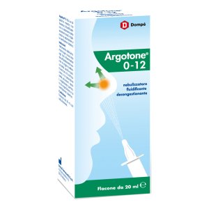 Argotone 0-12 Nebulizzatore Fluidificante Decongestionante Spray 20ml