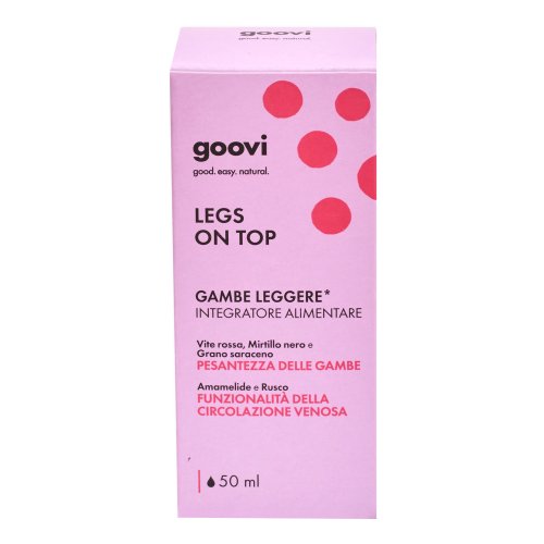 Goovi Legs On Top Gambe Leggere Integratore Per IL Microcircolo Flacone Da 50ml