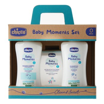 chicco baby moments set clean & sweet pelli delicate 0m+