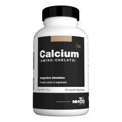 nhco - calcium integratore di calcio ad alta biodisponibilità 84 capsule vegetali clearcaps