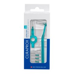 curaprox cps 06 prime start turchese 5 scovolini interdentali + 2 supporti