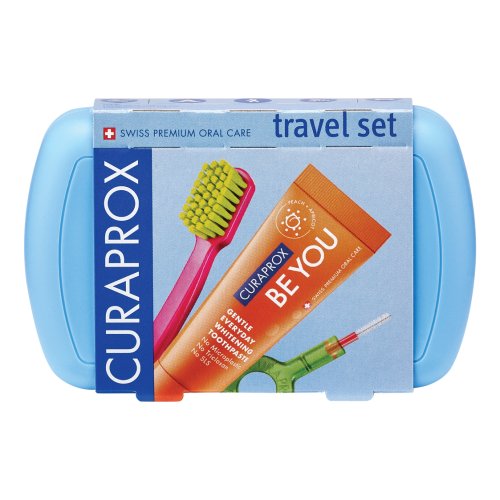 Curaprox Be You Travel Set Igiene Orale Blue 