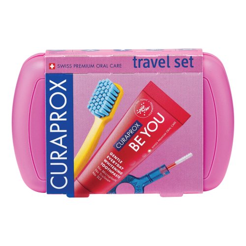 Curaprox Be You Travel Set Igiene Orale Pink