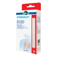 master aid sterigrap cerotti adesivi per sutura ferite 100 x 12mm 6 pezzi