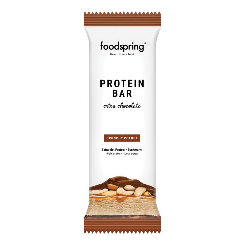 Foodspring Protein Bar - Barretta Proteica Extra Chocolate Arachidi Croccante 65g