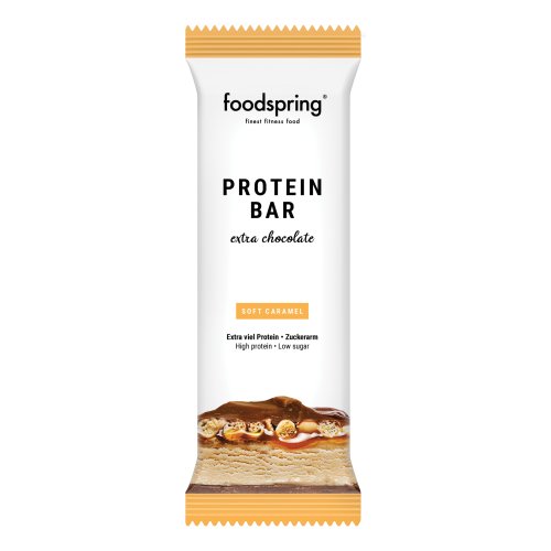 Foodspring Protein Bar - Barretta Proteica Extra Chocolate Caramello Morbido 65g