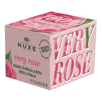 nuxe very rose balsamo labbra idratante e illuminante 15gr