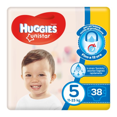 HUGGIES UNISTAR GRANDE 5 38PZ