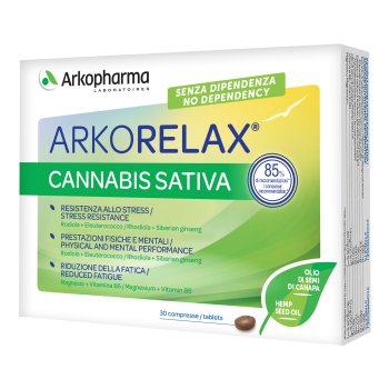 arkorelax cannabis sativa30cpr